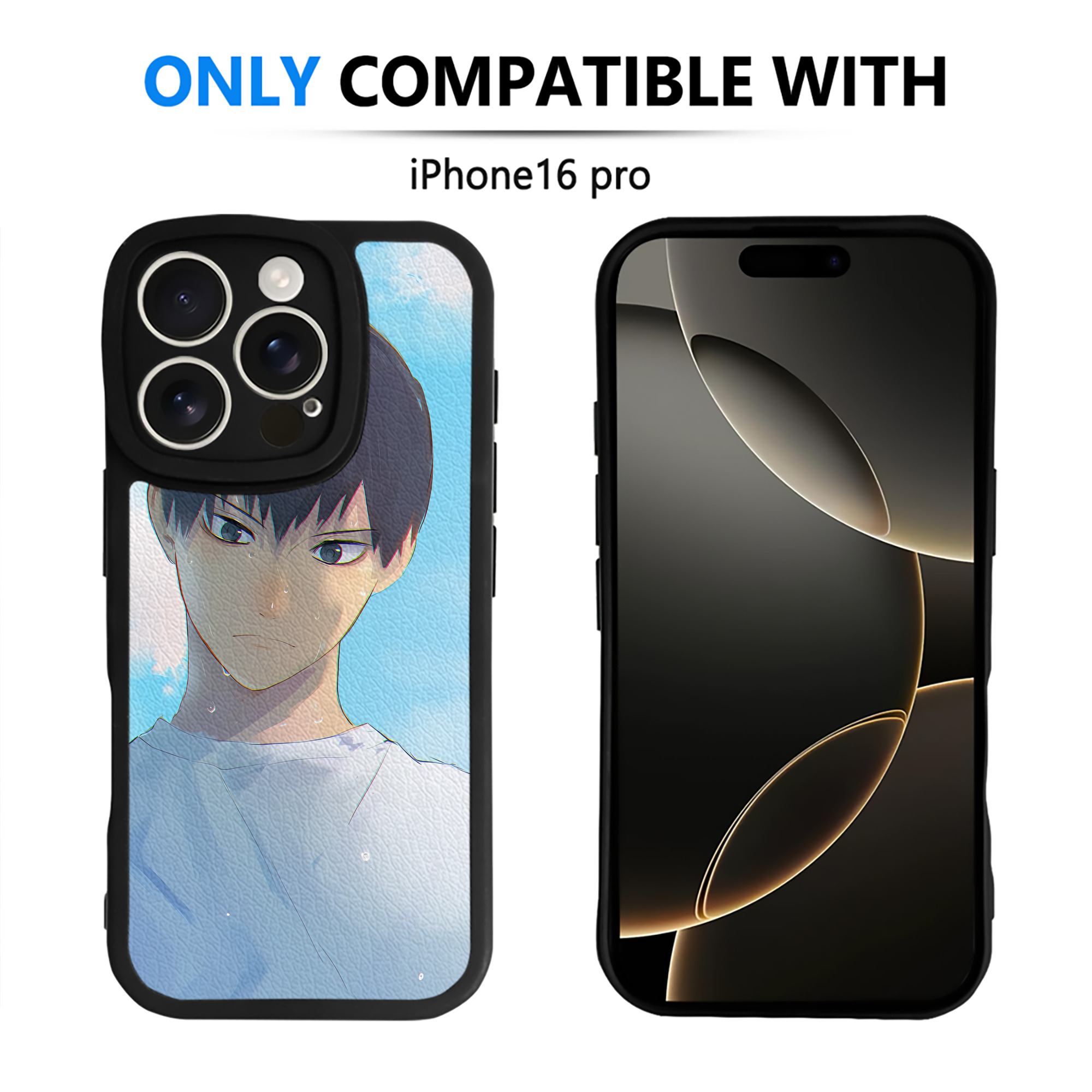 （画像用） ハイキュー!! Haikyu!! 【iPhone 16シリーズ対応】シリコンスマホケース（レザー調） 材質：シリコン